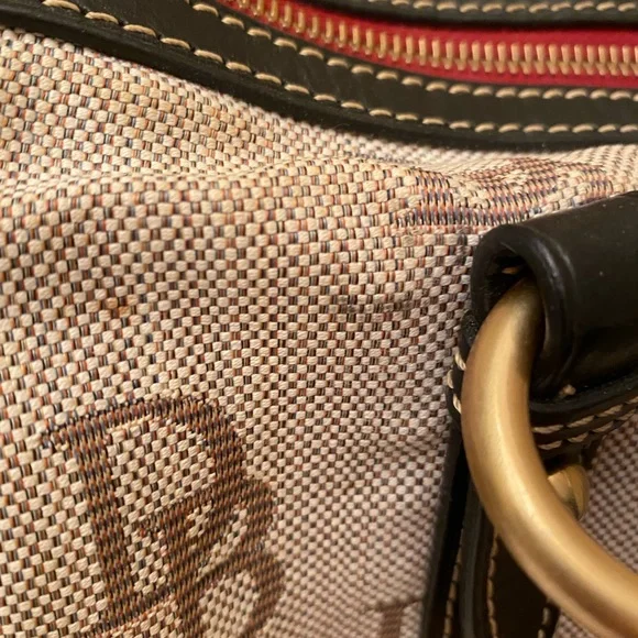 Dooney & Bourke Jacquard Barrel Bag - Picture 13 of 13